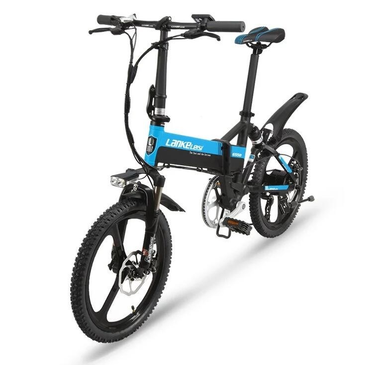 400w bicicleta elétrica portátil, um PAS de 20 polegadas que dobra a