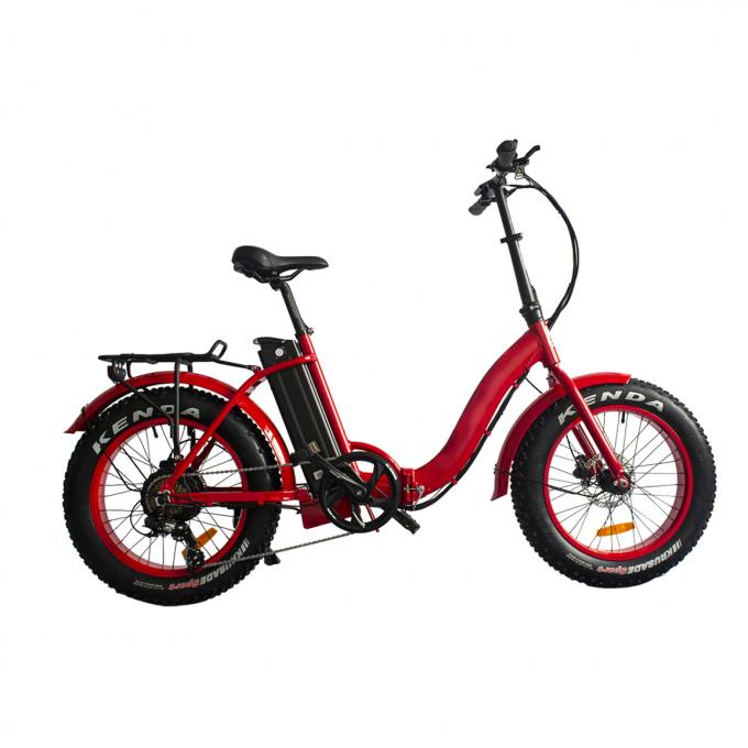 polegada elétrica 500w da bicicleta 20 do pneu 48v gordo 40 Mph a pilhas com pneus grossos 0