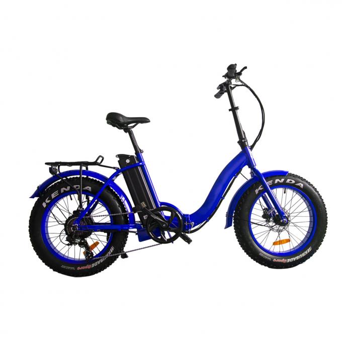 polegada elétrica 500w da bicicleta 20 do pneu 48v gordo 40 Mph a pilhas com pneus grossos 1