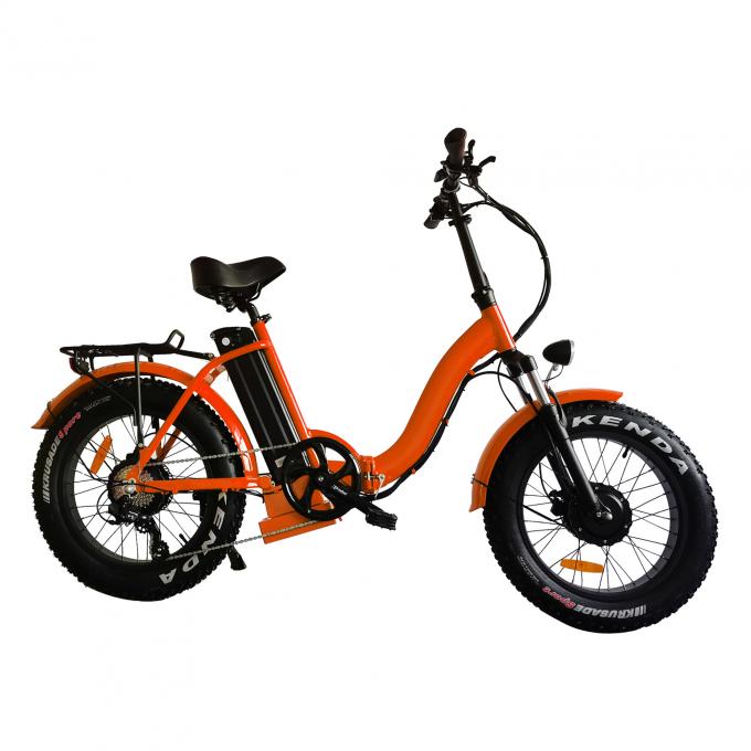 polegada elétrica 500w da bicicleta 20 do pneu 48v gordo 40 Mph a pilhas com pneus grossos 4