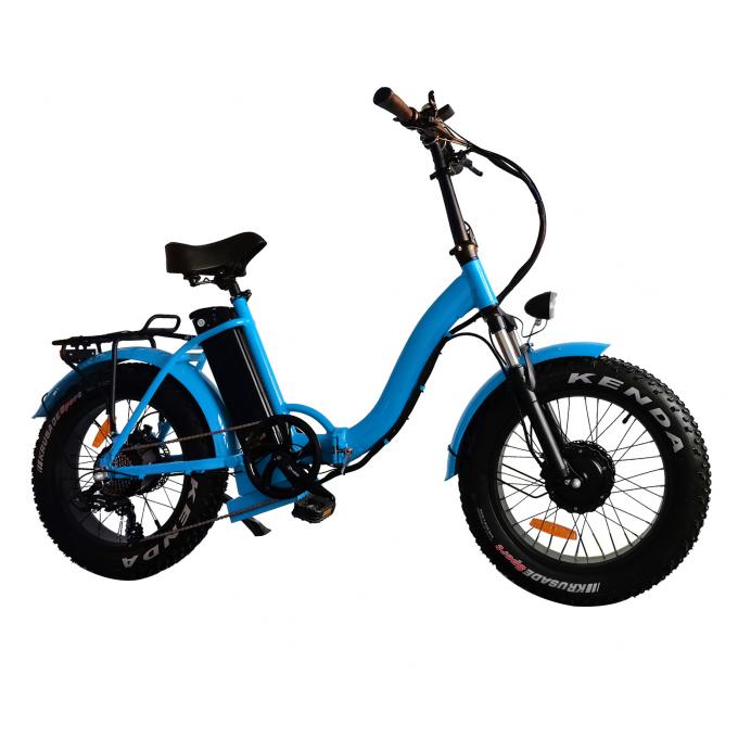 polegada elétrica 500w da bicicleta 20 do pneu 48v gordo 40 Mph a pilhas com pneus grossos 3