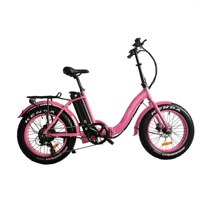 polegada elétrica 500w da bicicleta 20 do pneu 48v gordo 40 Mph a pilhas com pneus grossos 5