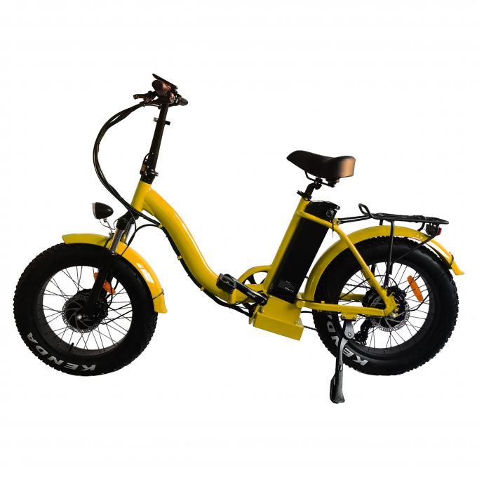 polegada elétrica 500w da bicicleta 20 do pneu 48v gordo 40 Mph a pilhas com pneus grossos 6