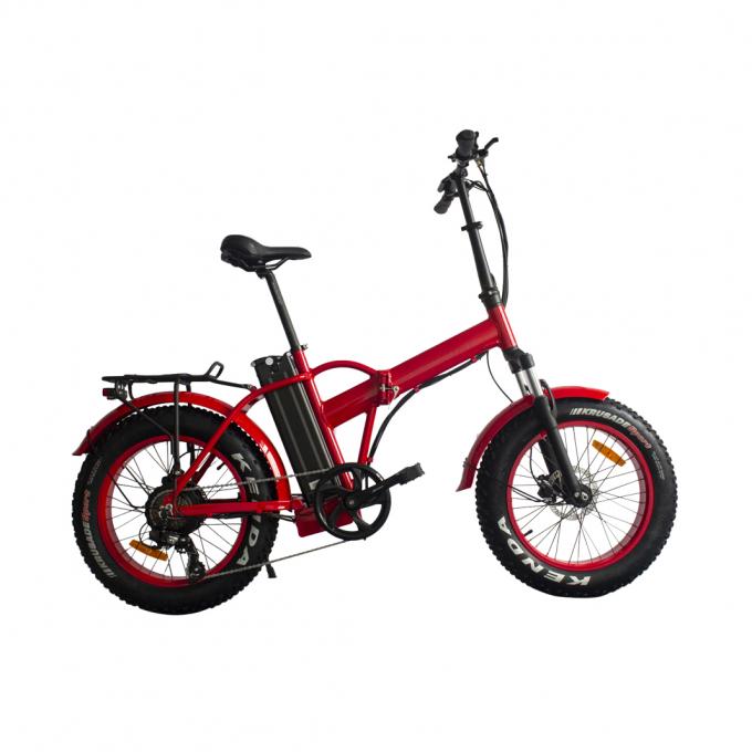 estrutura elétrica portátil da liga da bicicleta 6061 de 48V 500W 0