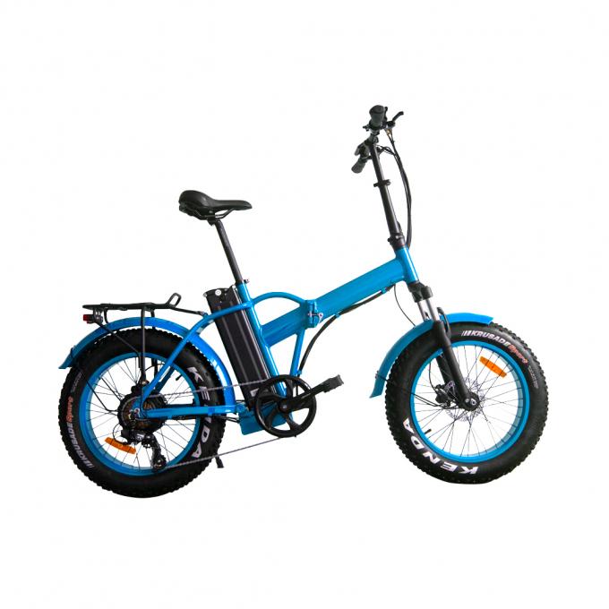 estrutura elétrica portátil da liga da bicicleta 6061 de 48V 500W 1