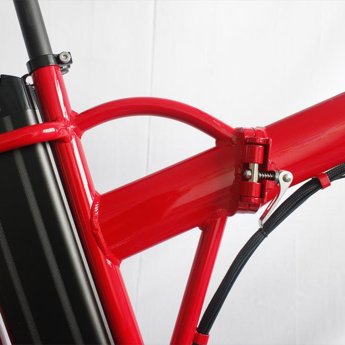 estrutura elétrica portátil da liga da bicicleta 6061 de 48V 500W 6