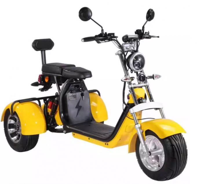 3 roda grande do "trotinette" elétrico de Citycoco 2000w da roda 500 libras 400 libras 0